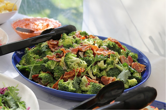 Healthy Broccoli Salad (in Under 5 Minutes!)