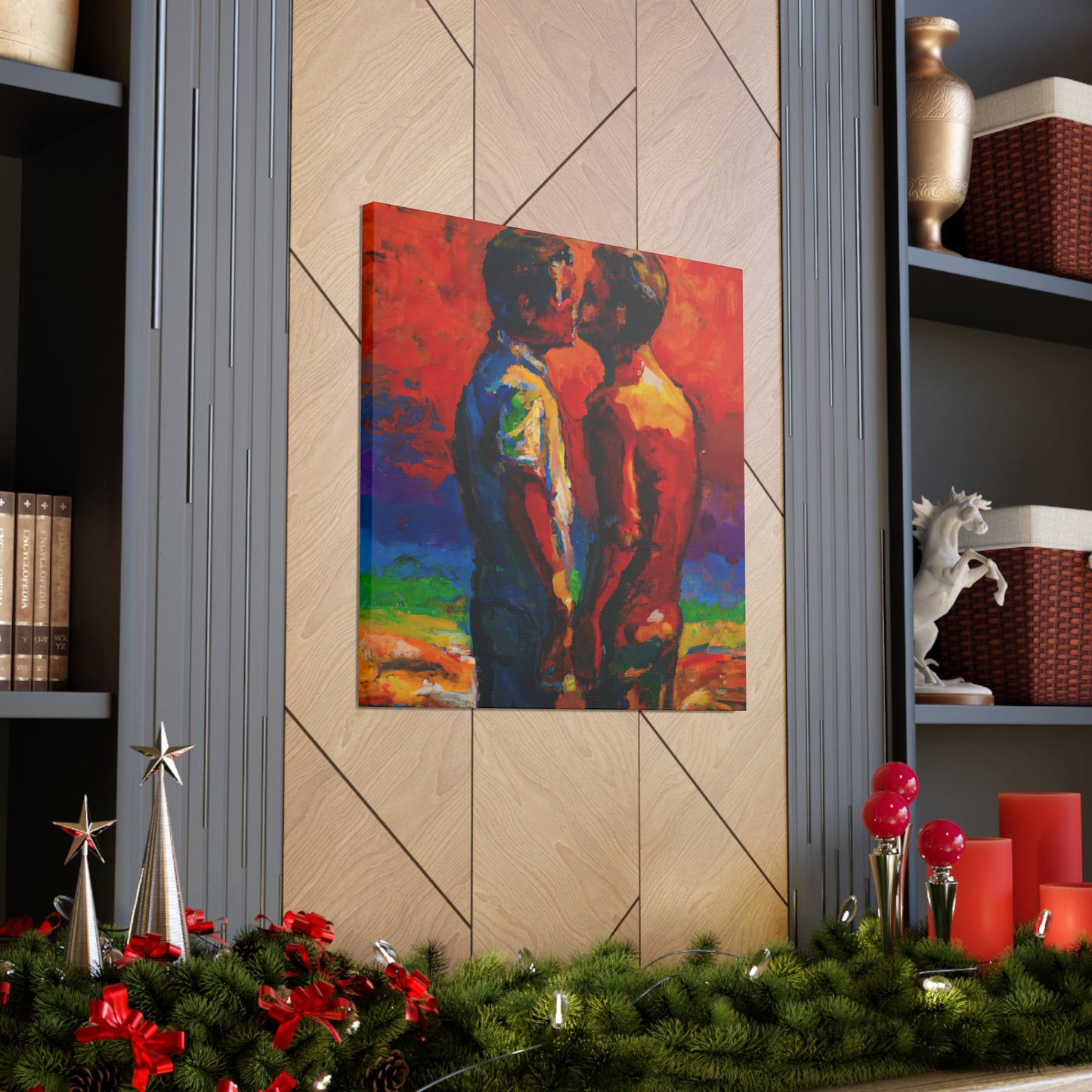 Kriselle - Gay Couple Wall Art
