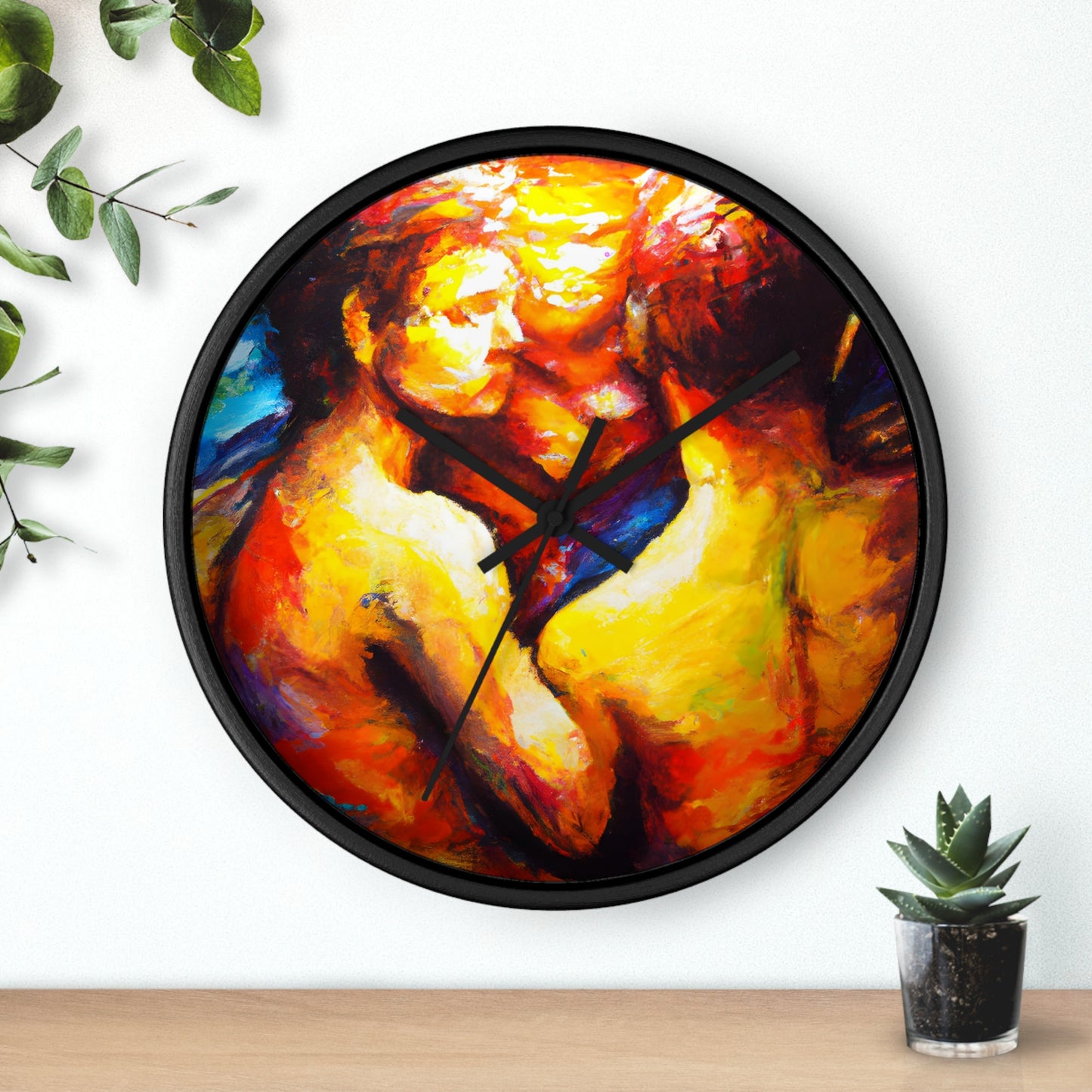 Jayden - Gay Love Wall Clock