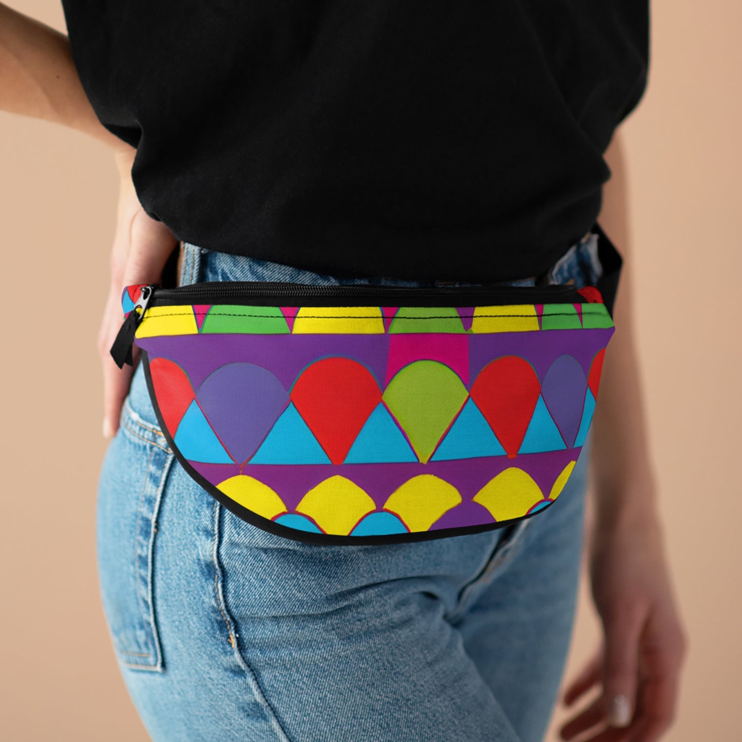 NeonStarBright - Gay Pride Fanny Pack Belt Bag