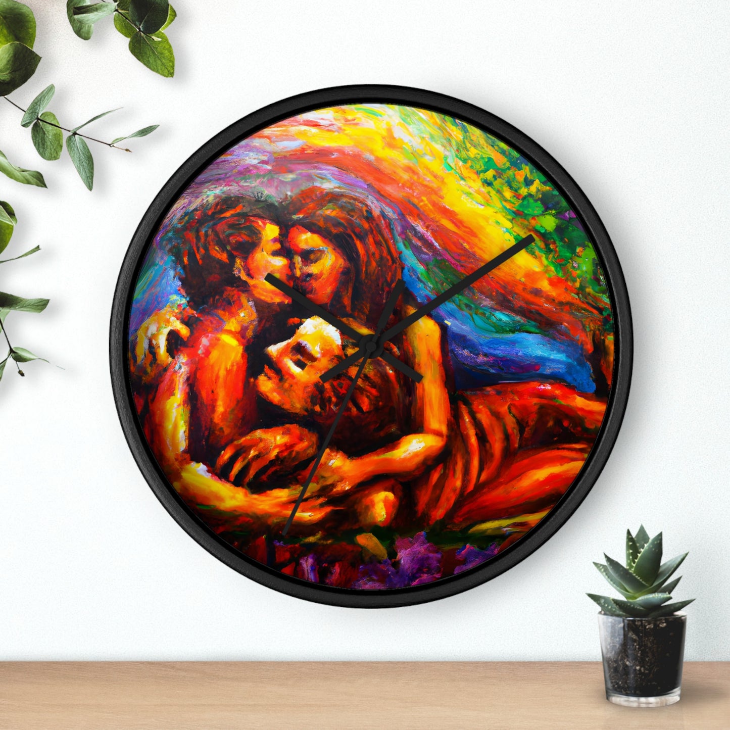 Lex - Gay Love Wall Clock