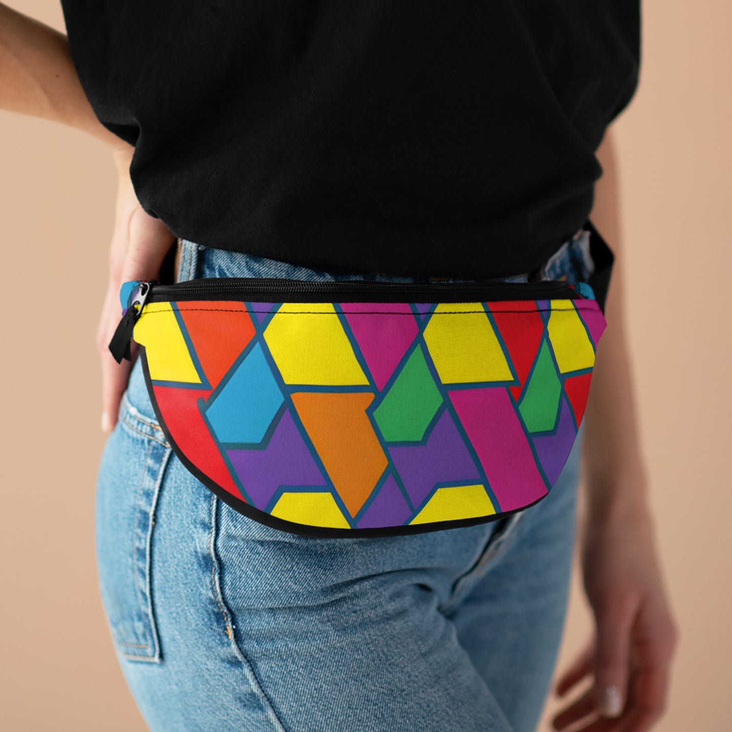 ElectricBlueDivine - Gay Pride Fanny Pack Belt Bag