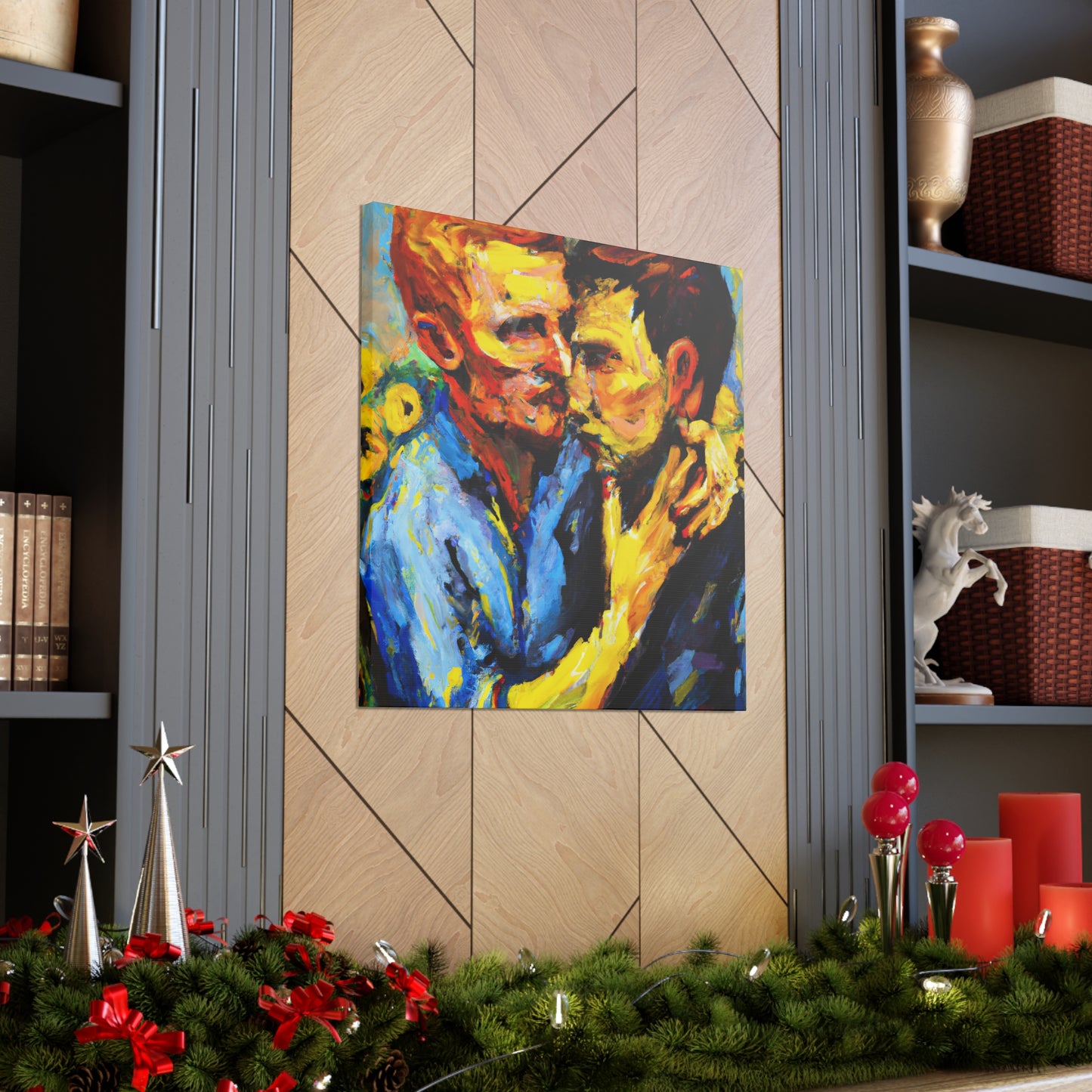 IrisLeFay - Gay Couple Wall Art