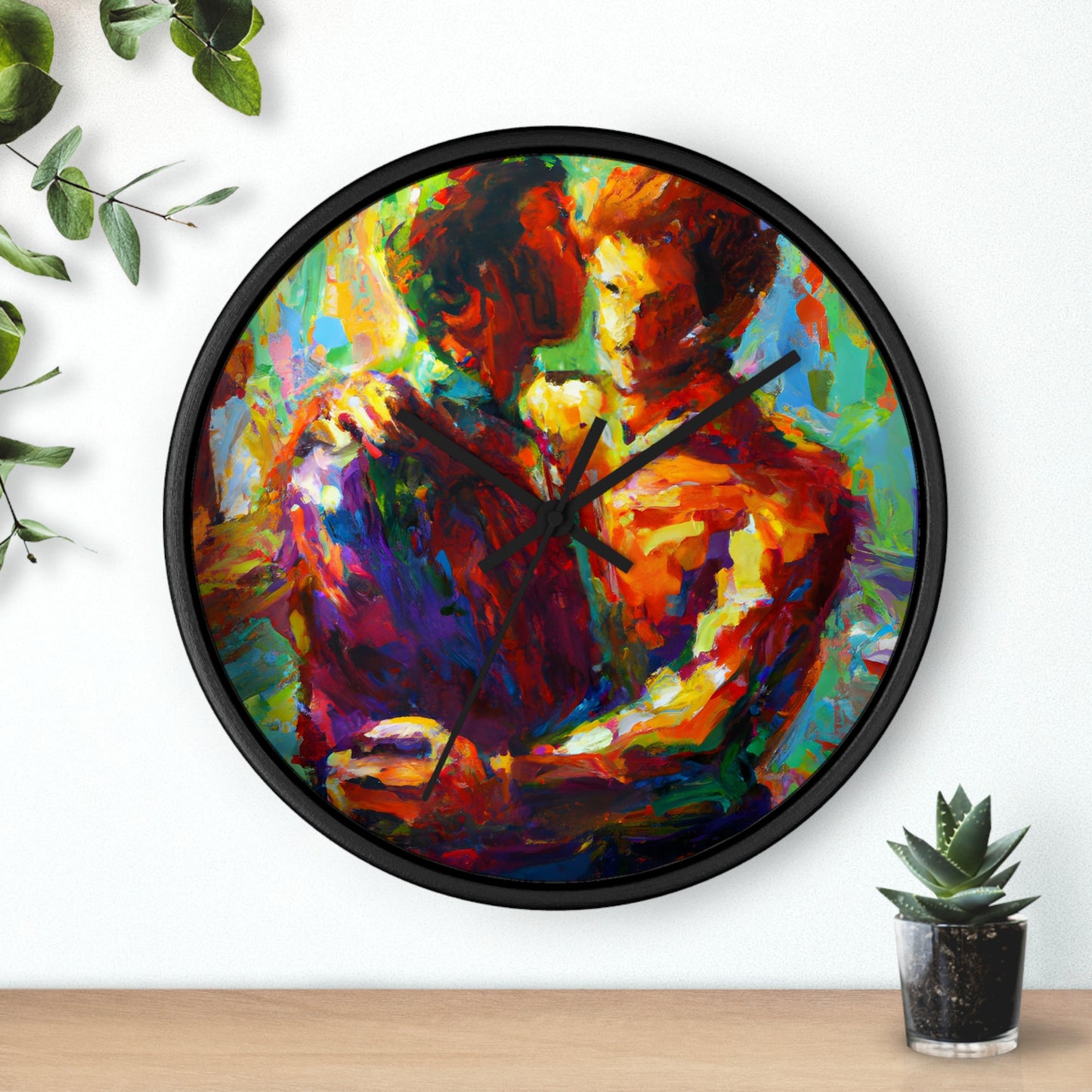 Trenton - Gay Love Wall Clock