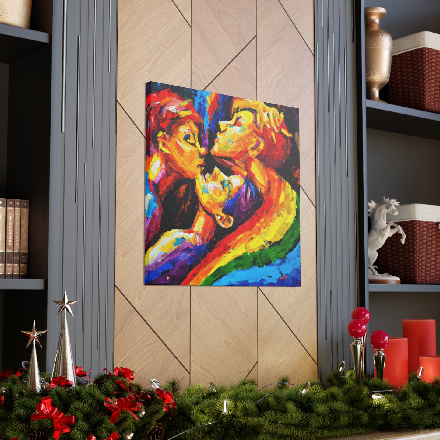 LoreleiPelikan - Gay Couple Wall Art