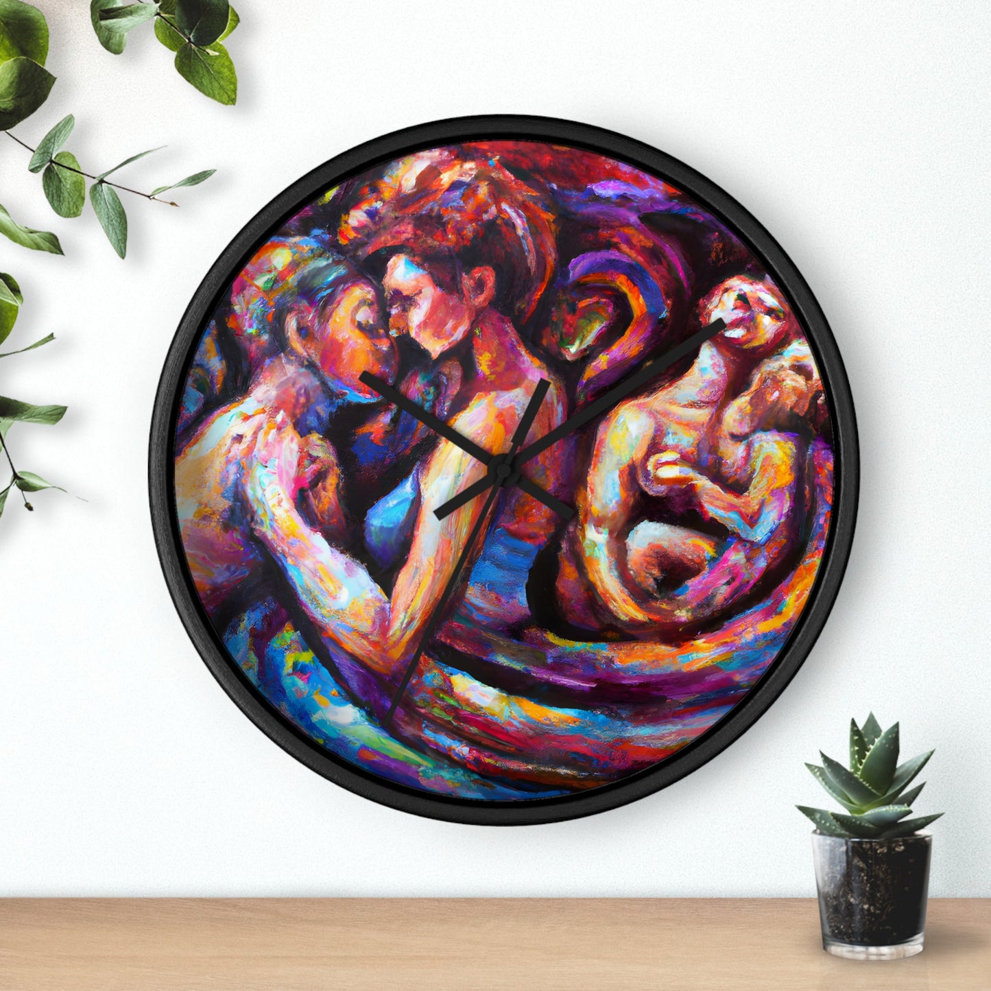 Connor - Gay Love Wall Clock