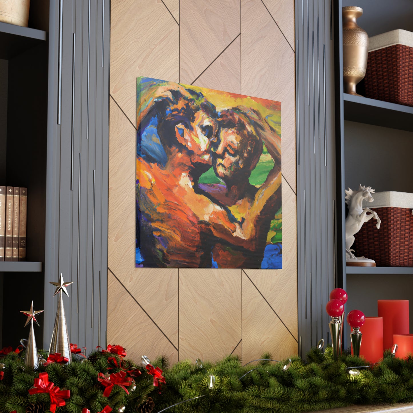 LuminousLark - Gay Couple Wall Art