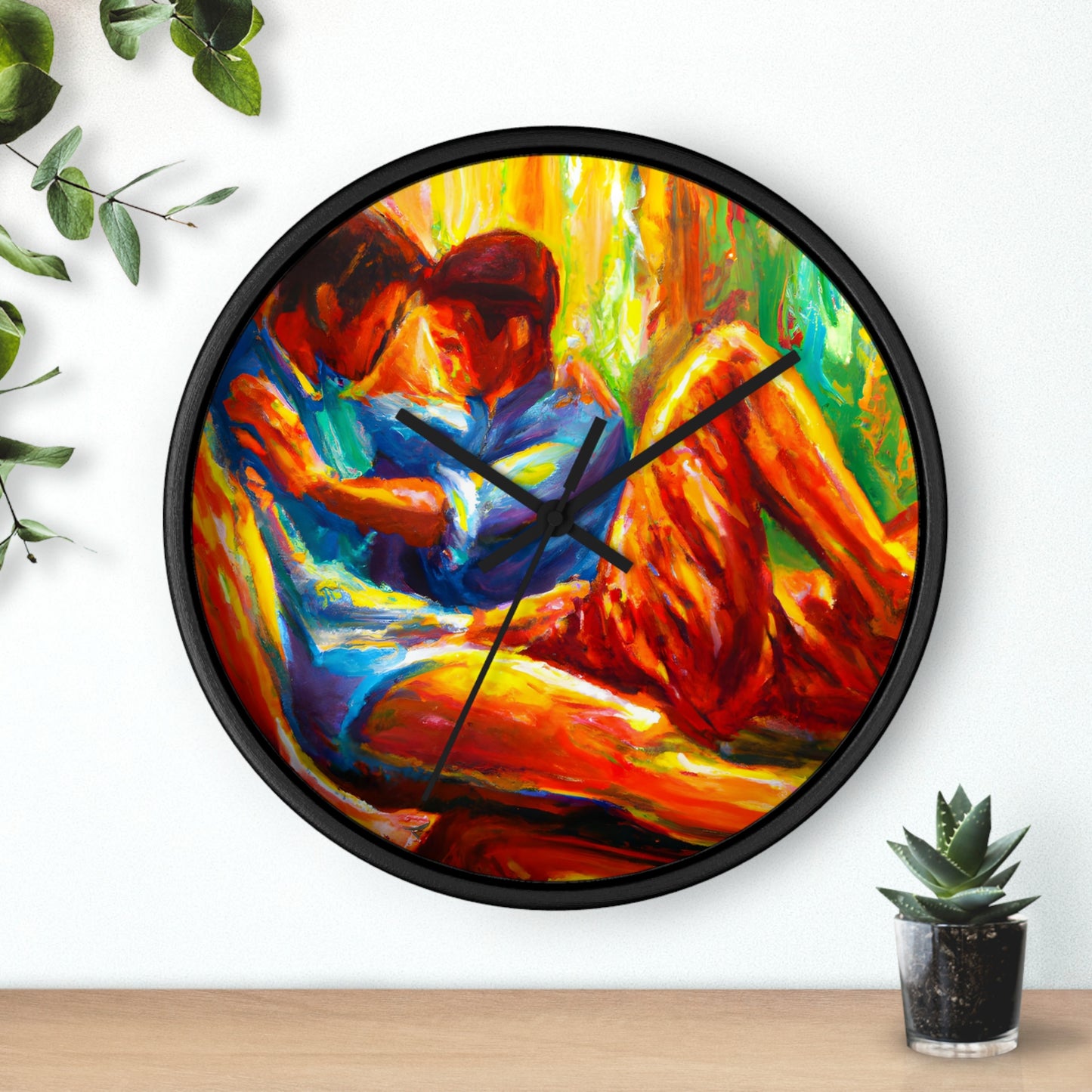 Tyler - Gay Love Wall Clock