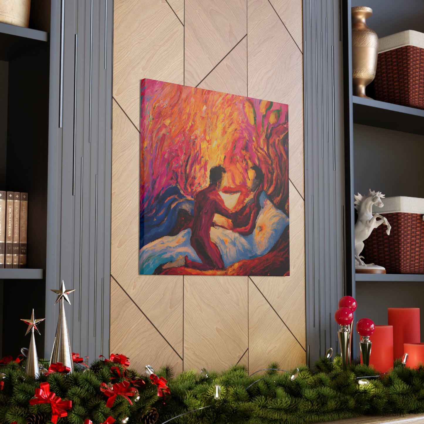 Troy - Gay Love Canvas Art