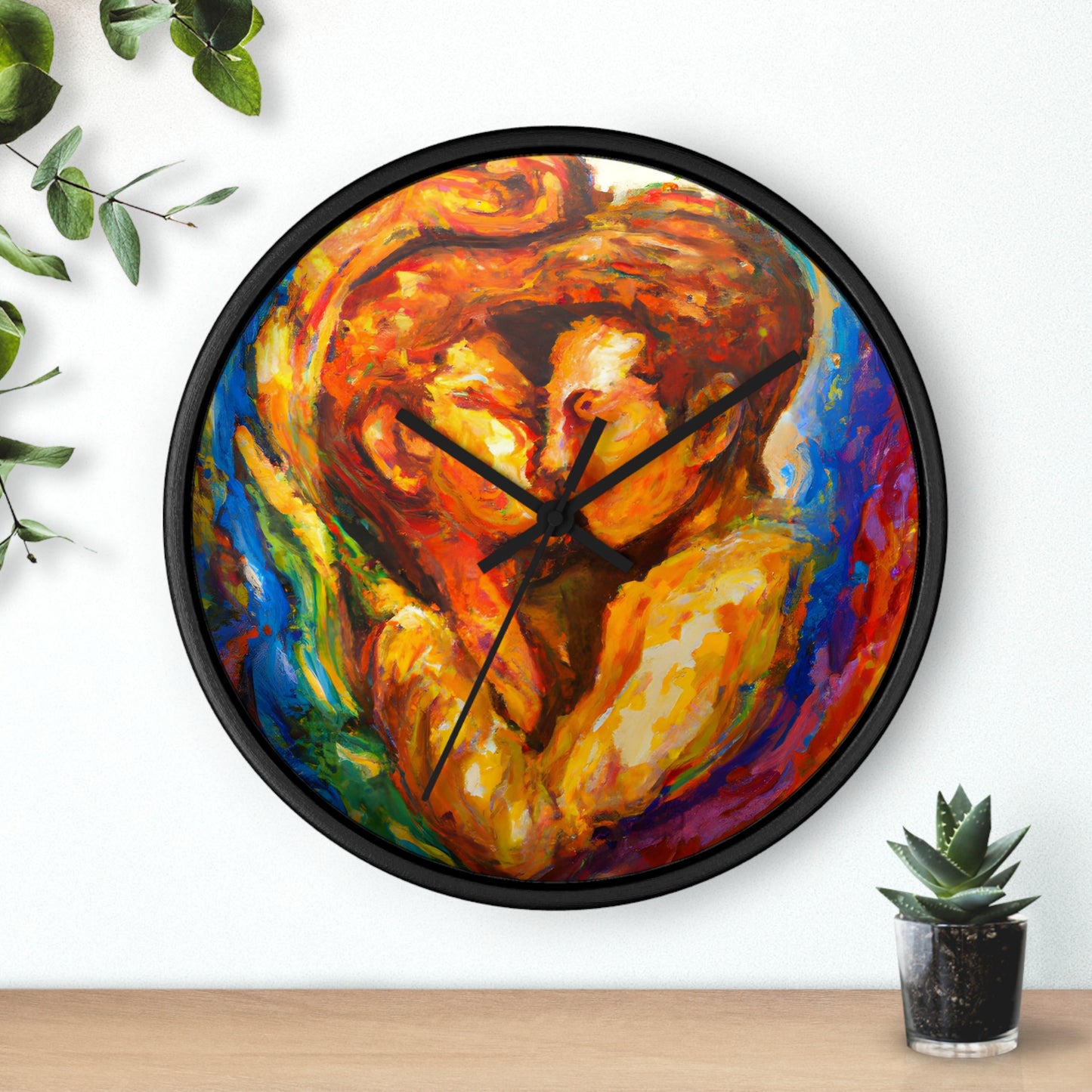 Trenton - Gay Love Wall Clock