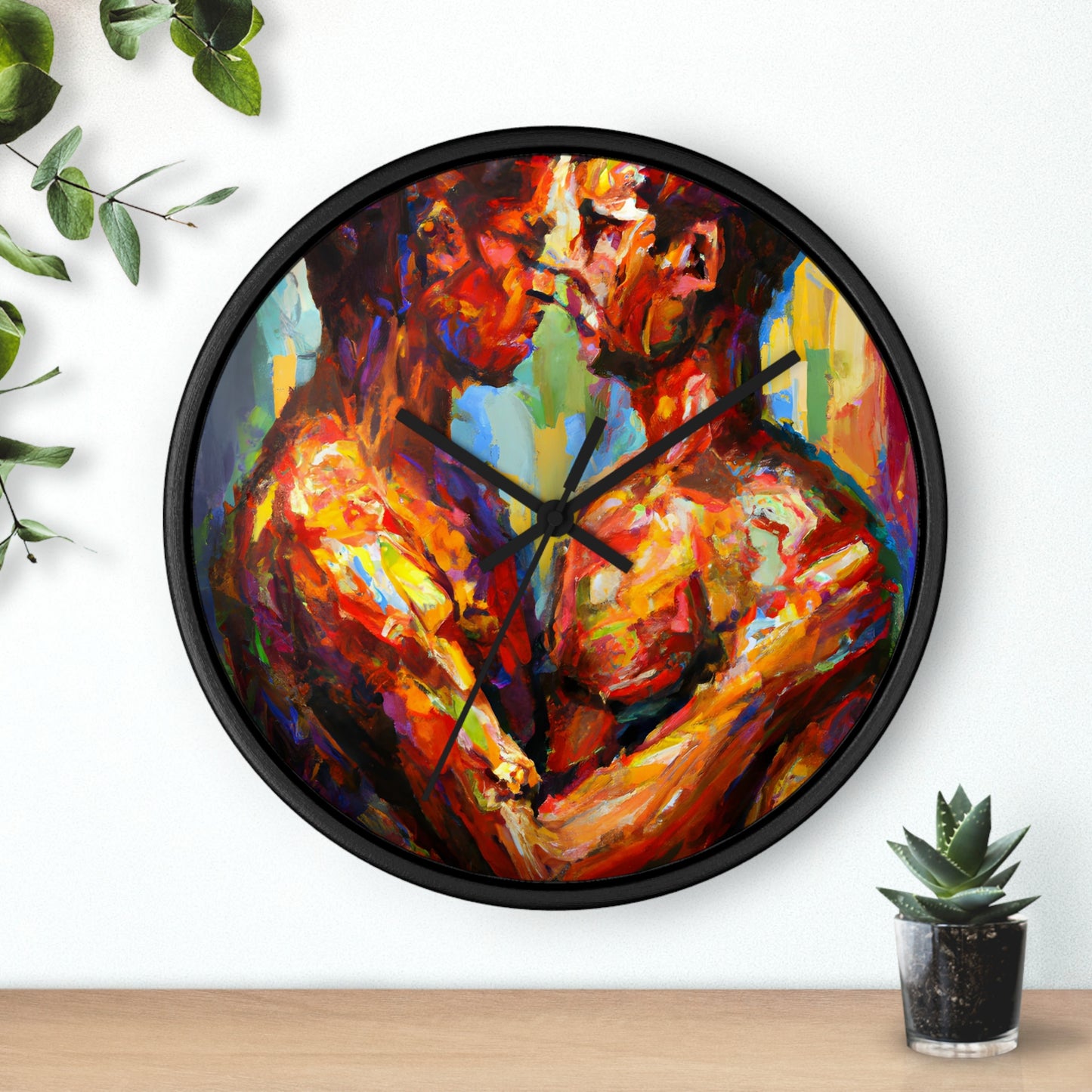 Kyle - Gay Love Wall Clock