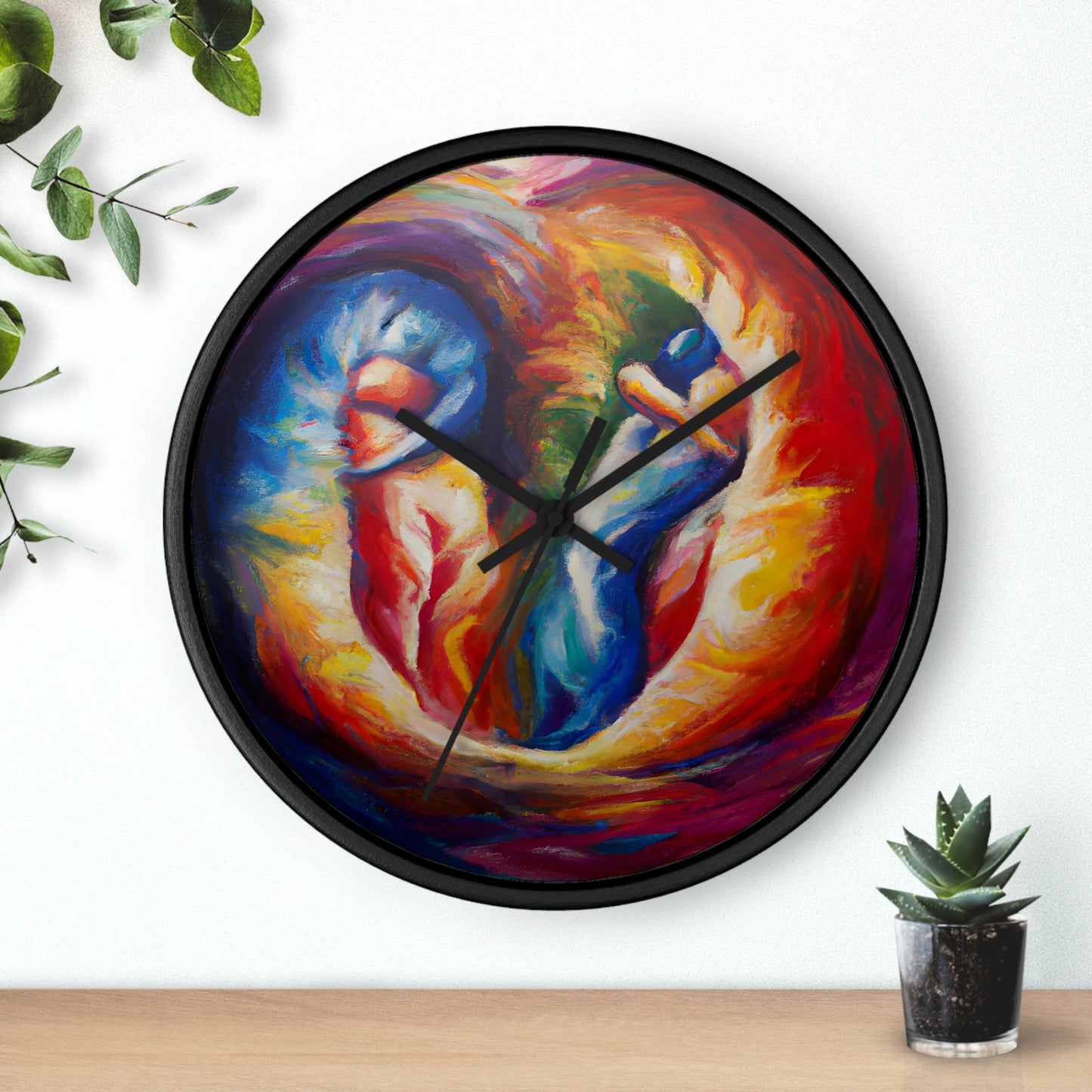 Troy - Gay Love Wall Clock