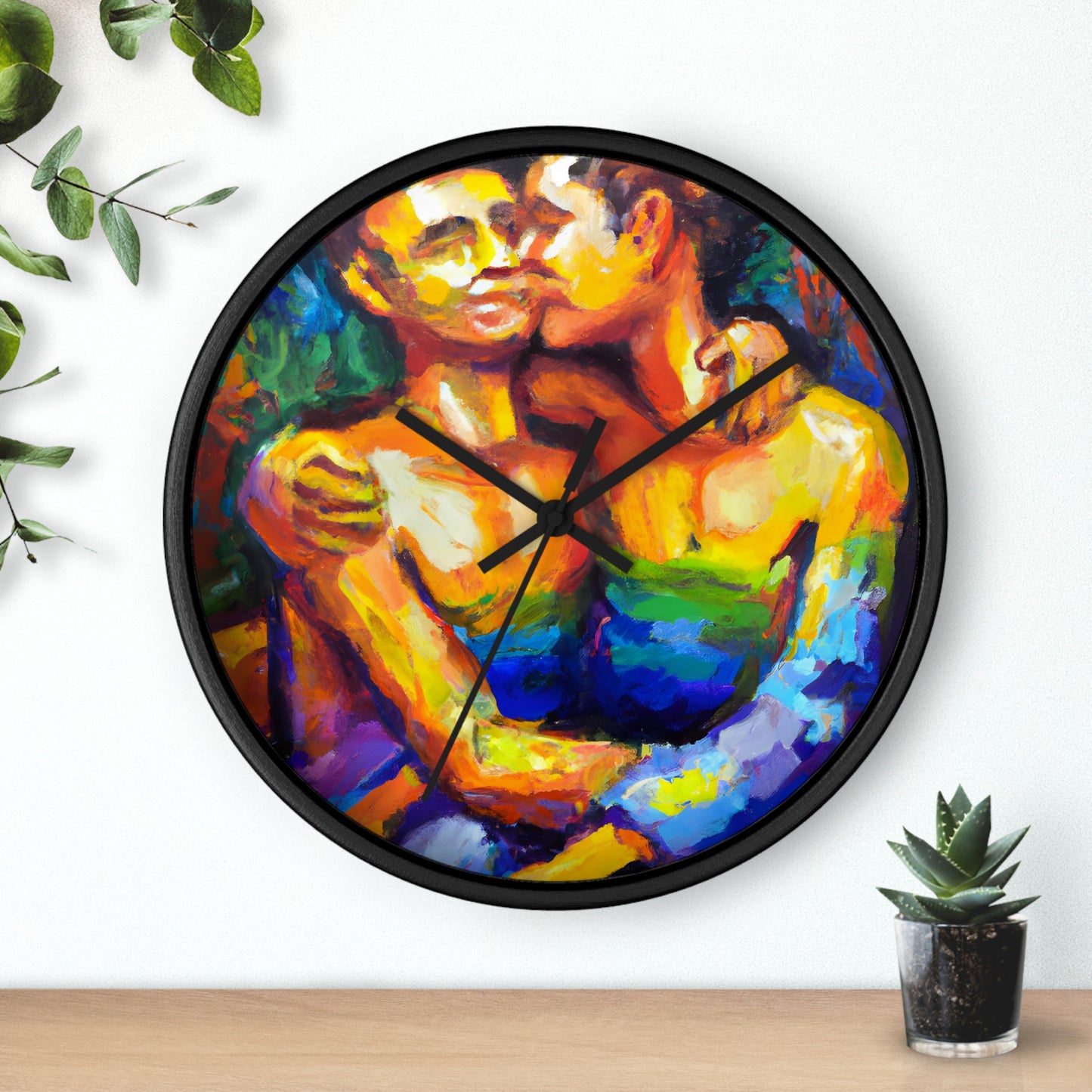 TreyVon - Gay Love Wall Clock