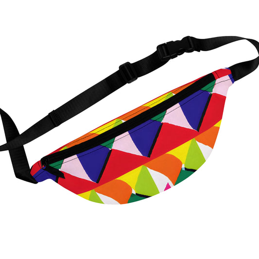CrimsonZigzag - Gay Pride Fanny Pack Belt Bag