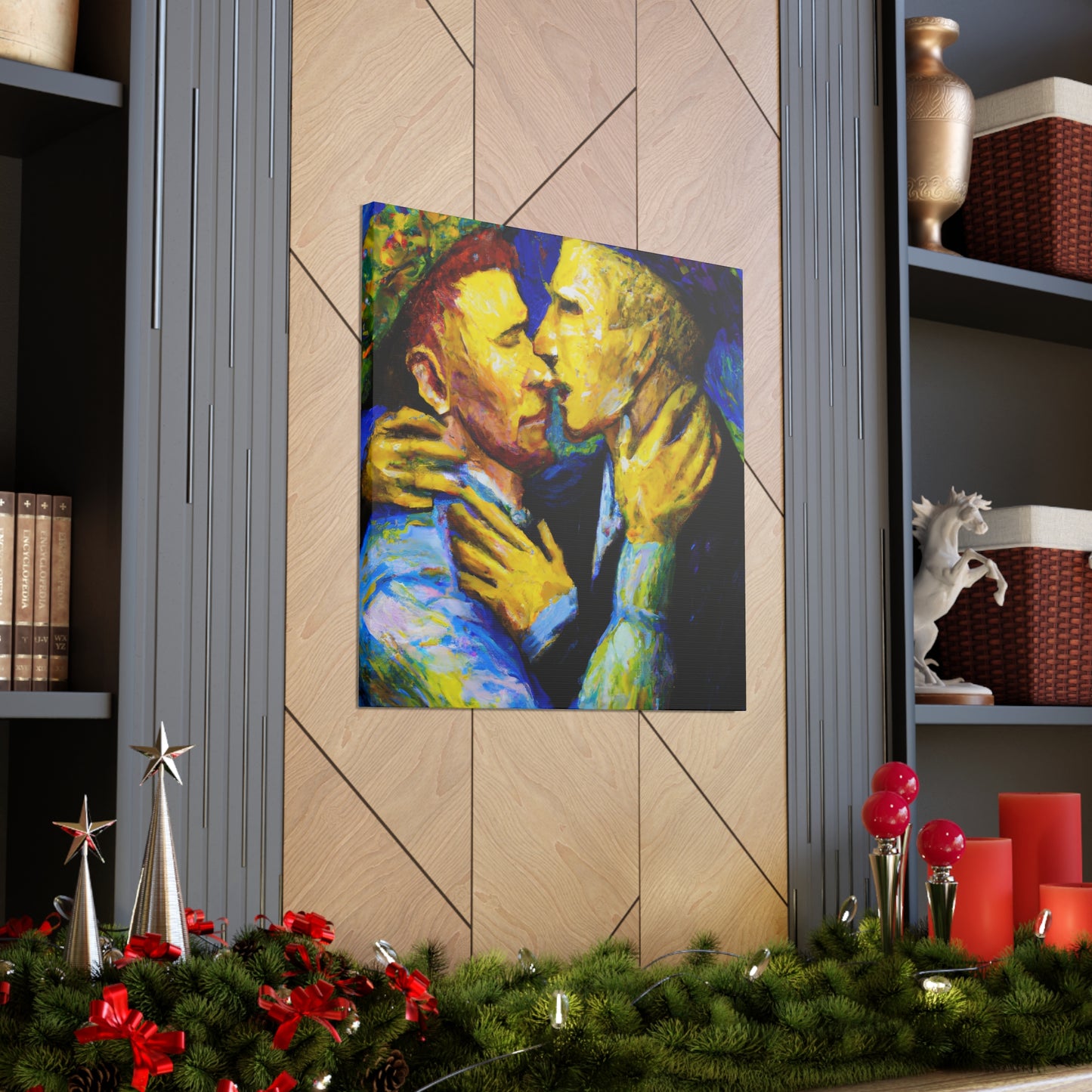RoselliFantasia - Gay Couple Wall Art