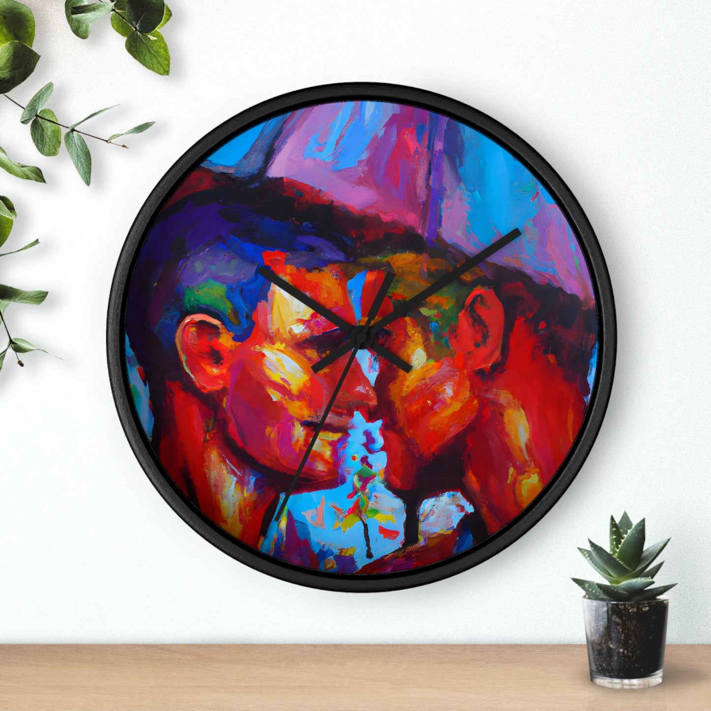 Roman - Gay Love Wall Clock