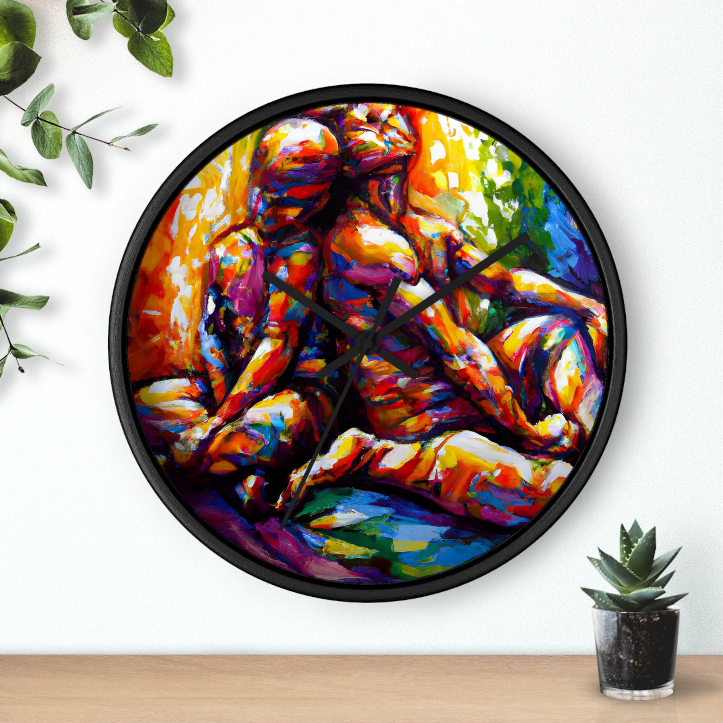 Cobalt - Gay Love Wall Clock