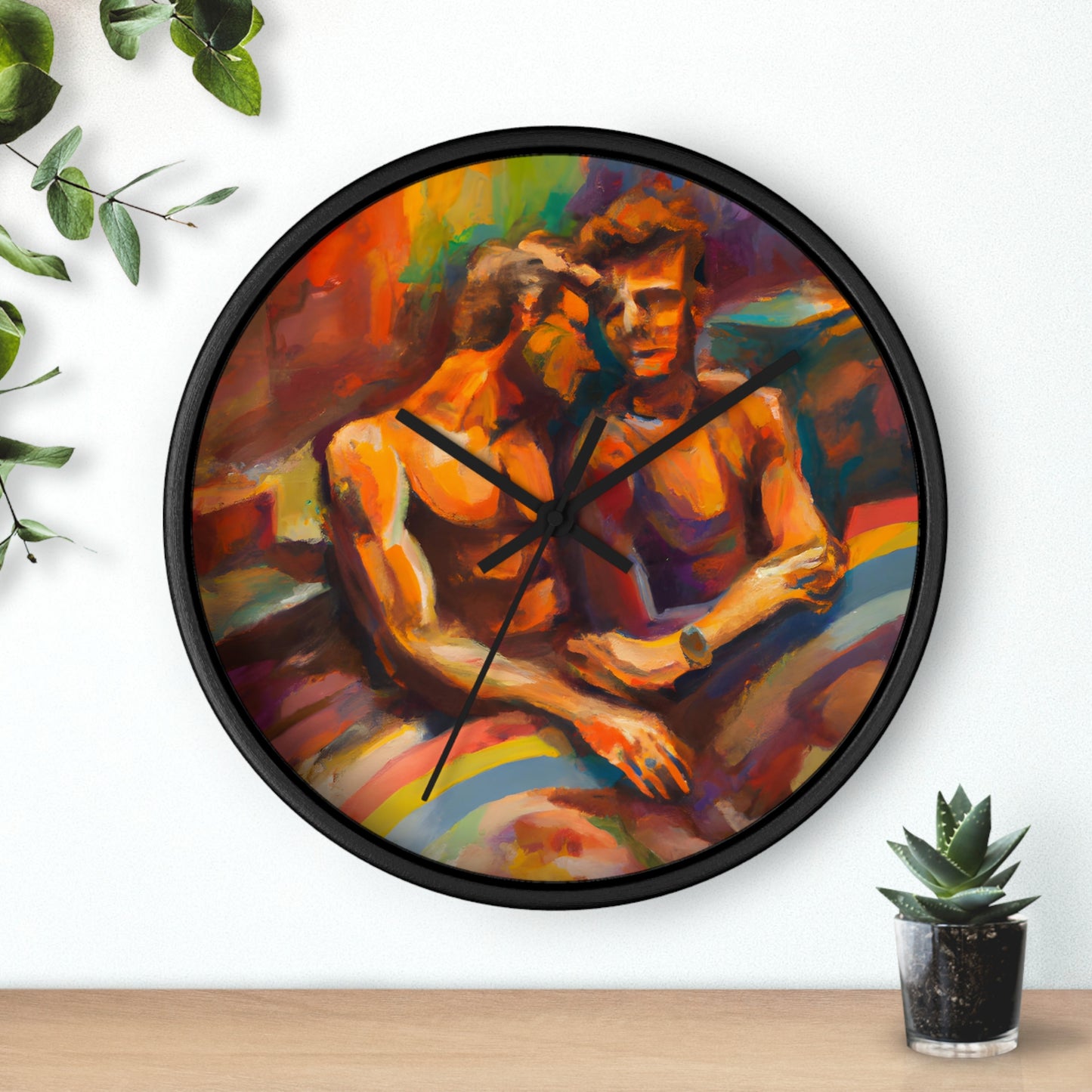 Tristen - Gay Love Wall Clock