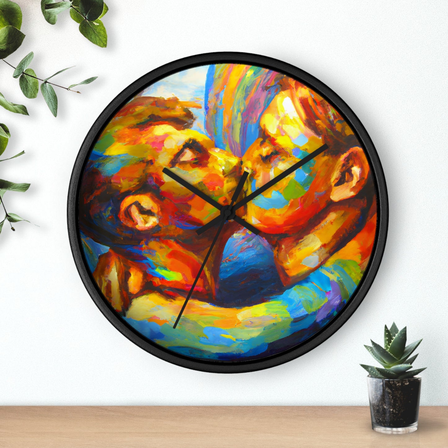 Dustin - Gay Love Wall Clock