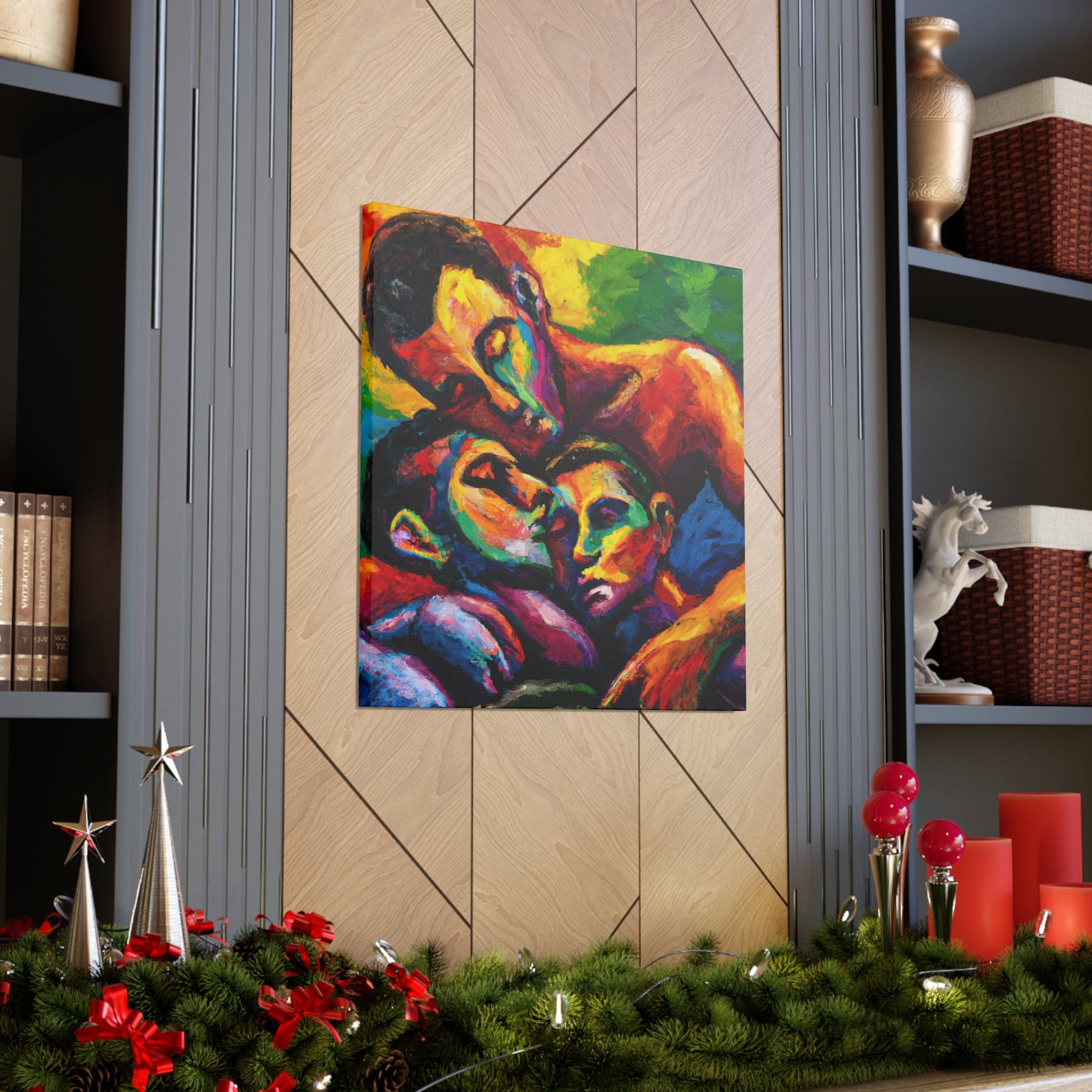 Veritina - Gay Couple Wall Art