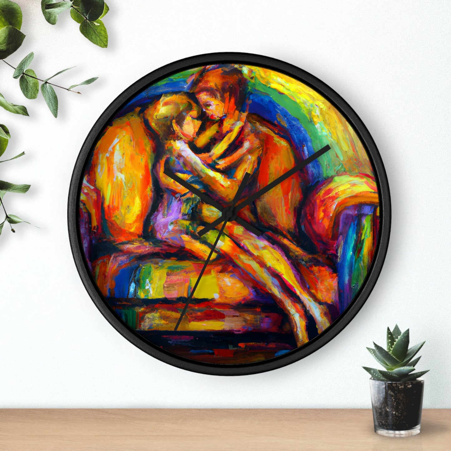 Eddie - Gay Love Wall Clock