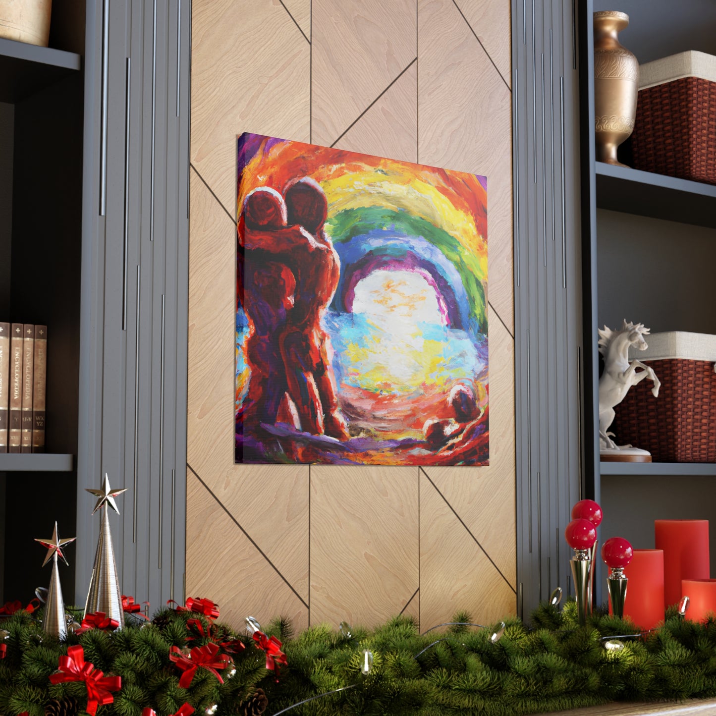 PineoArtist - Gay Couple Wall Art