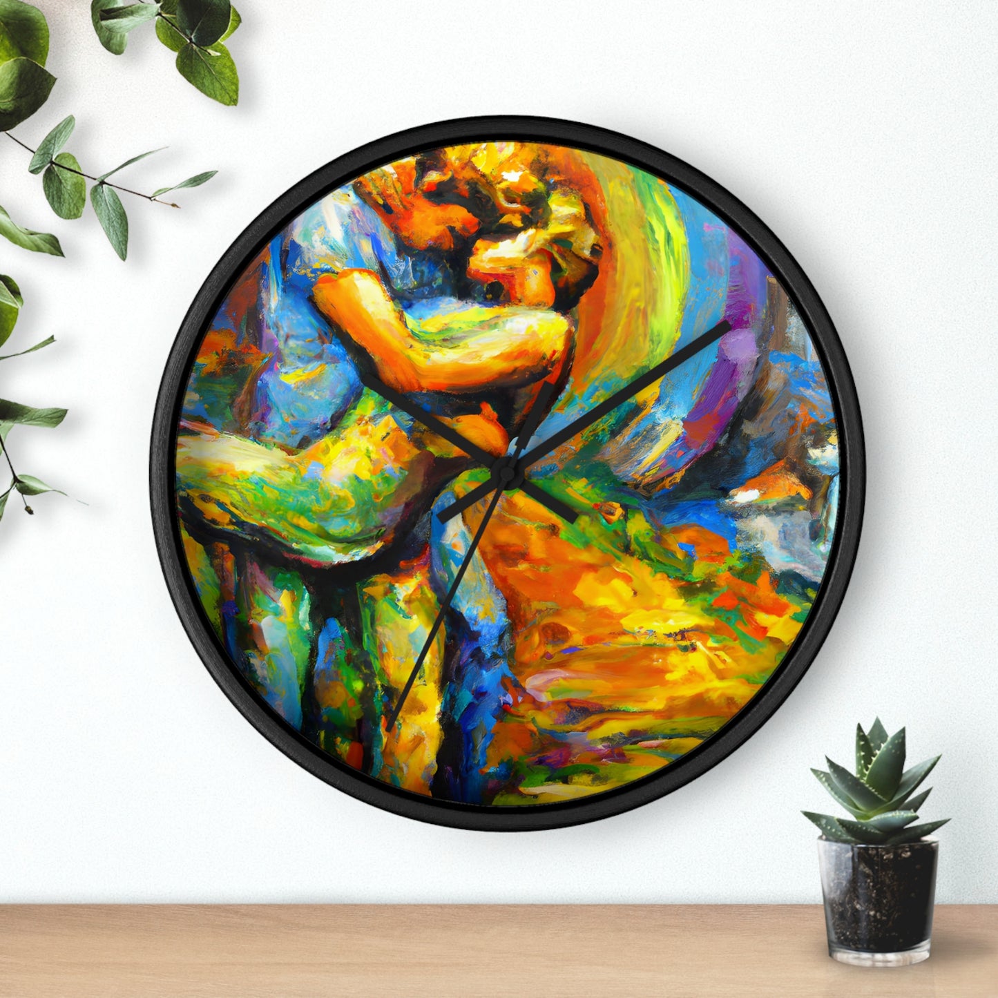 Trevor - Gay Love Wall Clock