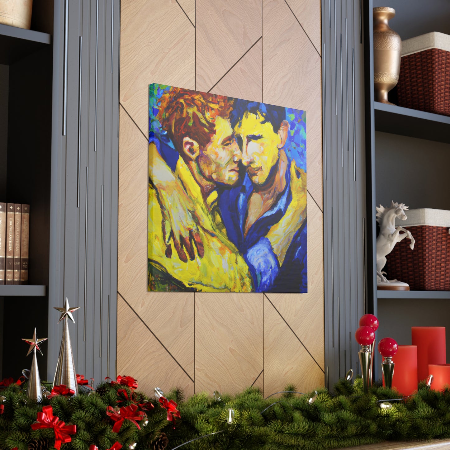 IrisAtelier - Gay Couple Wall Art