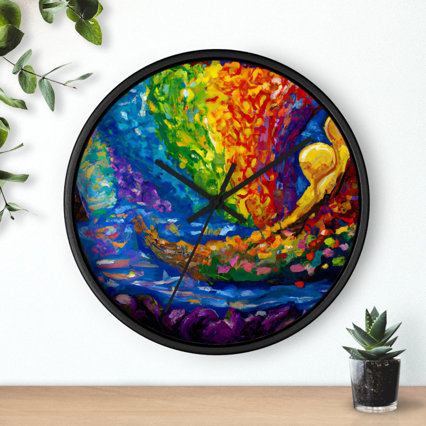 LeonardoDaVinci - Gay Hope Wall Clock