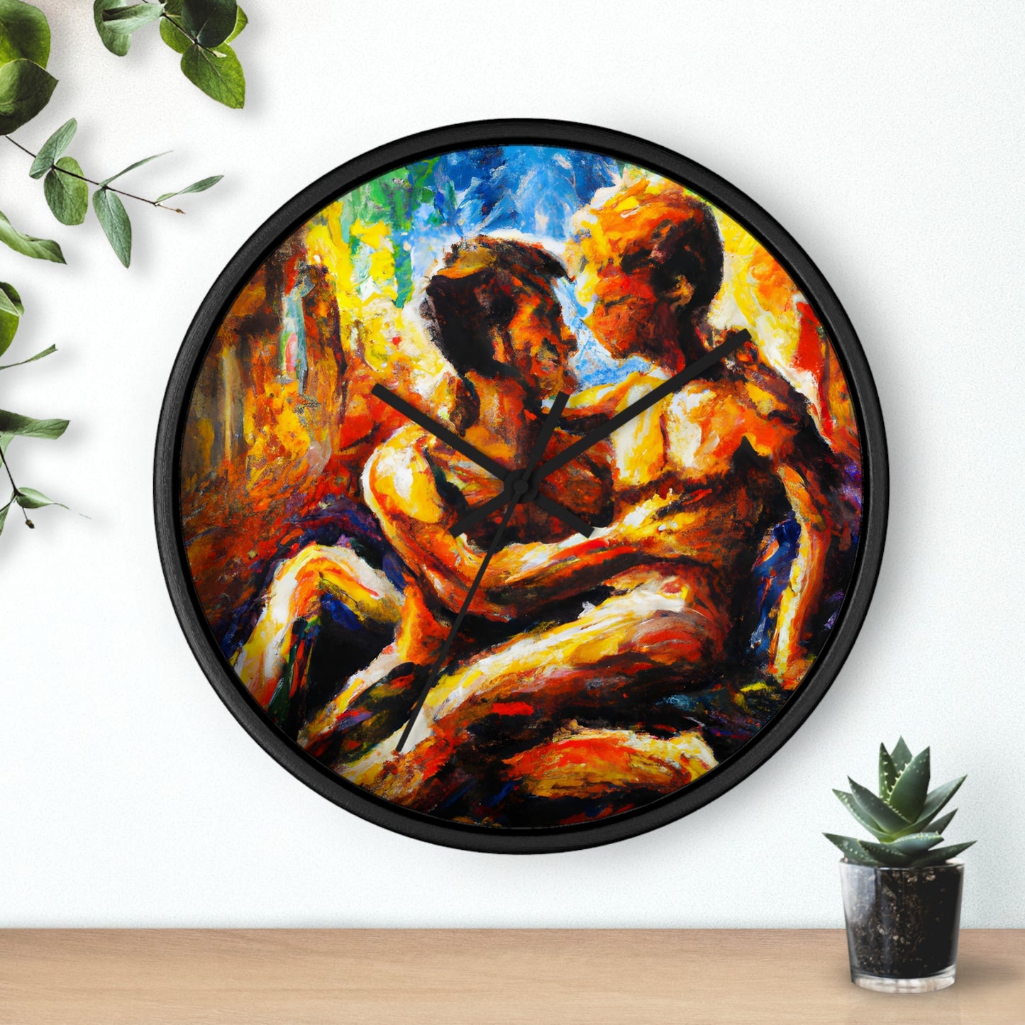 Maxwell - Gay Love Wall Clock