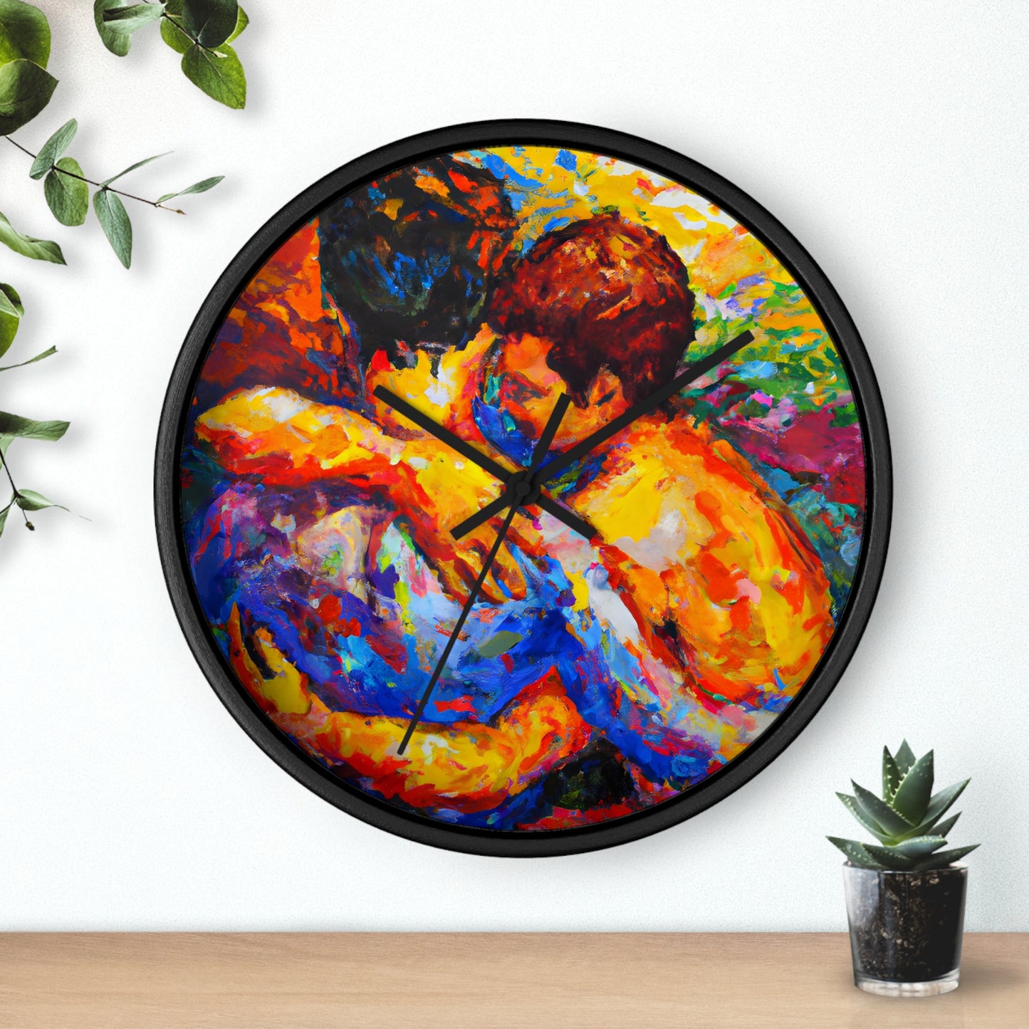 Jesse - Gay Love Wall Clock