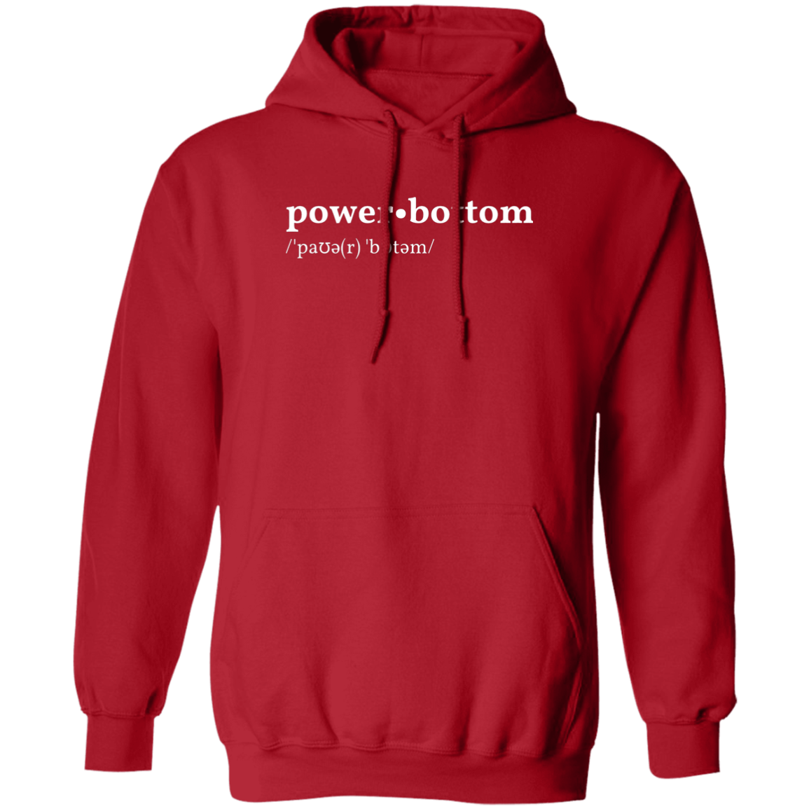 Power Bottom Dictionary Hoodie