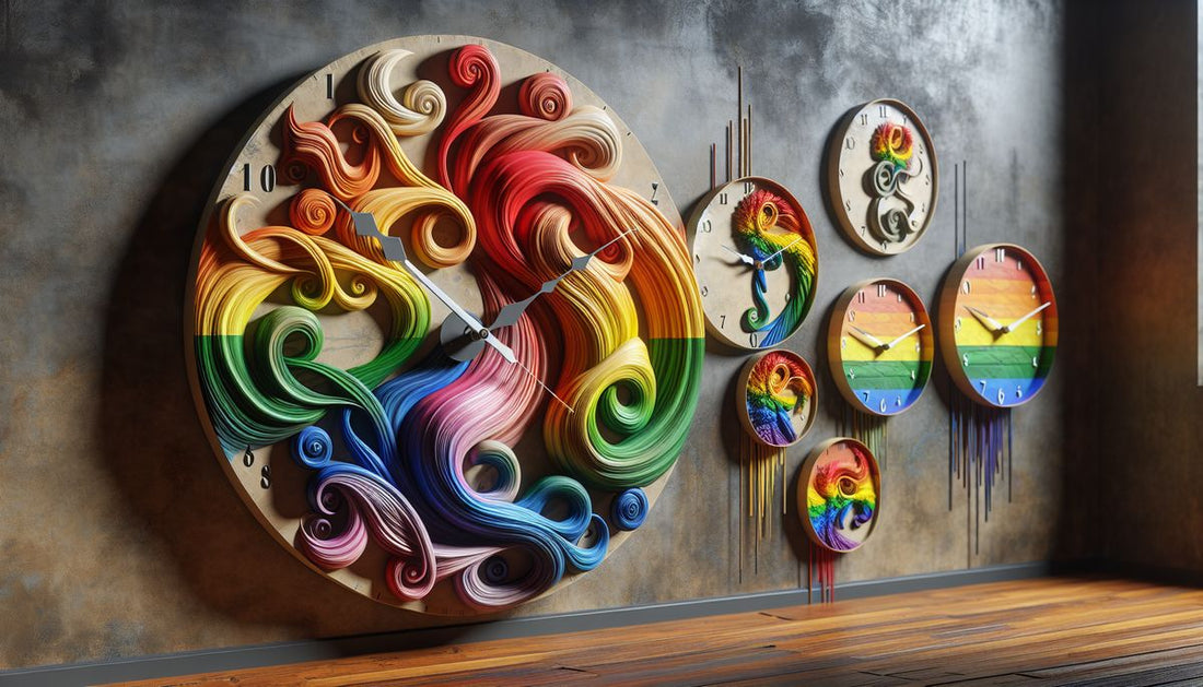 Timeless Art: Stunning LGBTQ+ Wall Clock Designs