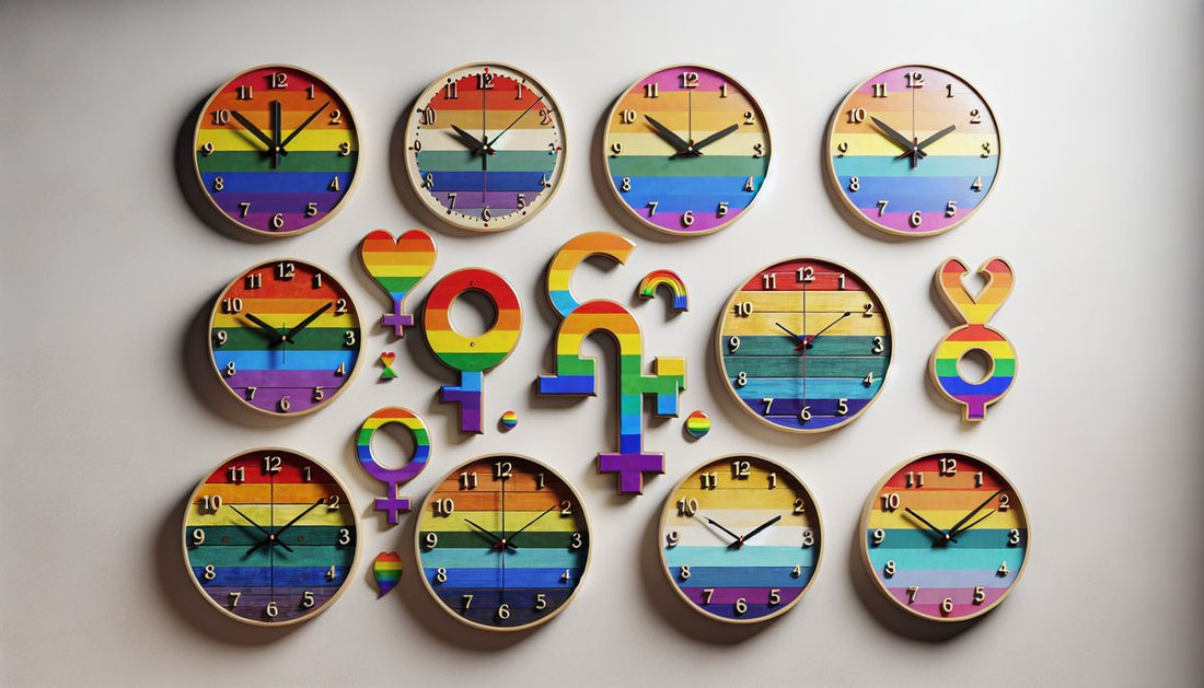 LGBTQ+ Wall Clocks: Blending Art and Functionality