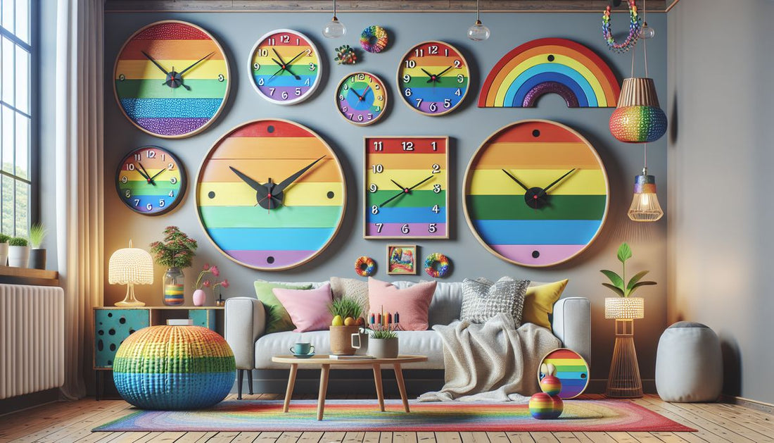 Integrating LGBTQ+ Wall Clocks into Your Home Decor
