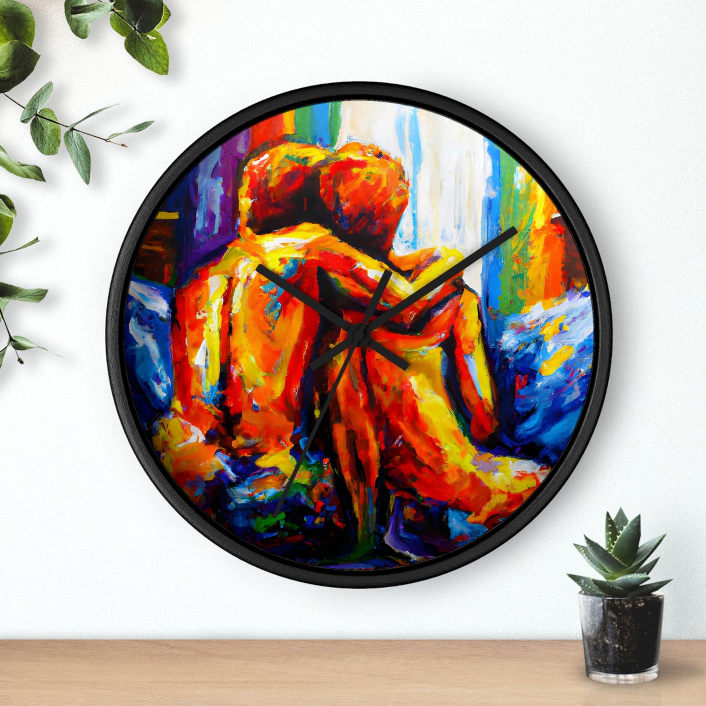 Dazzle - Gay Love Wall Clock