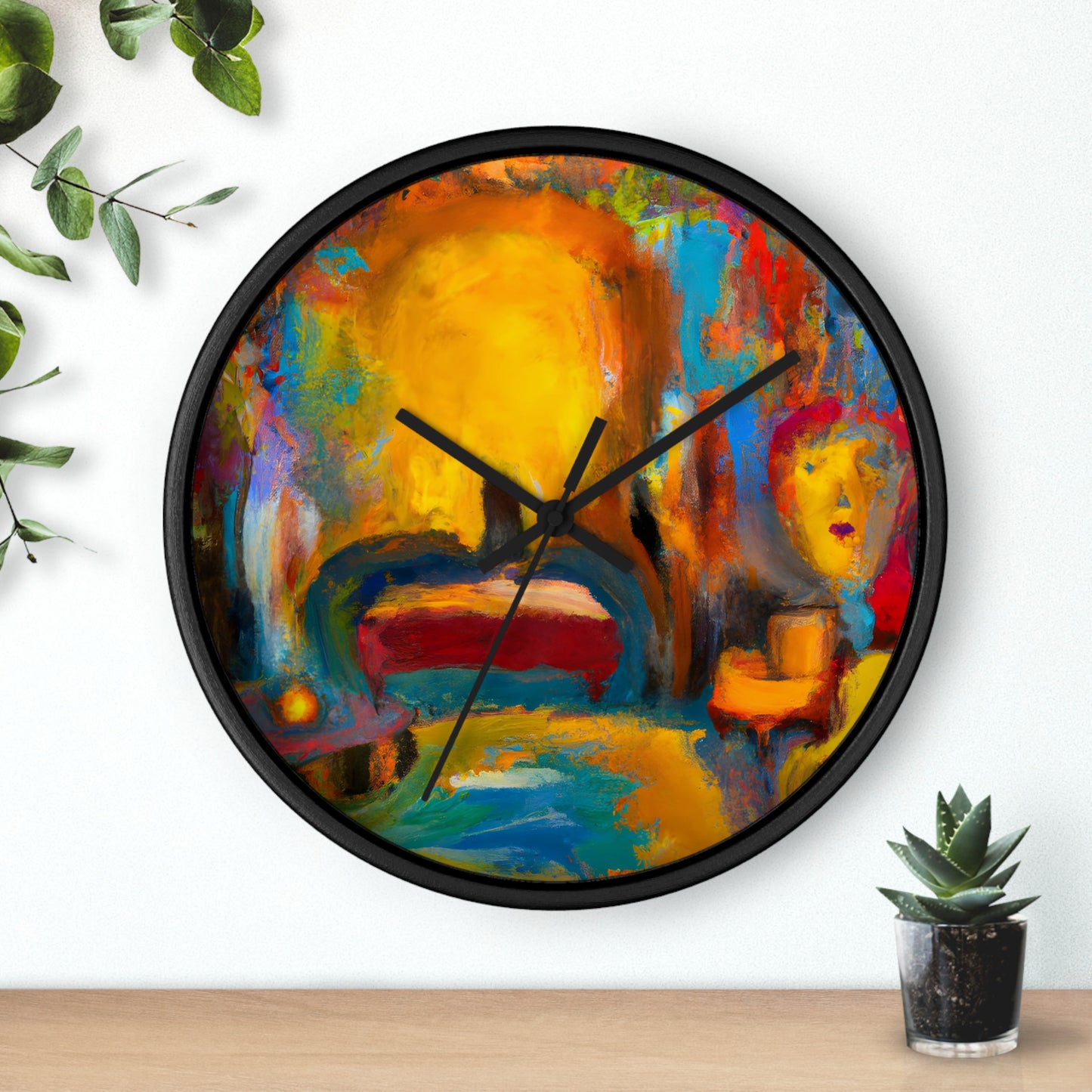 LeonardoDaVinci - Gay Hope Wall Clock