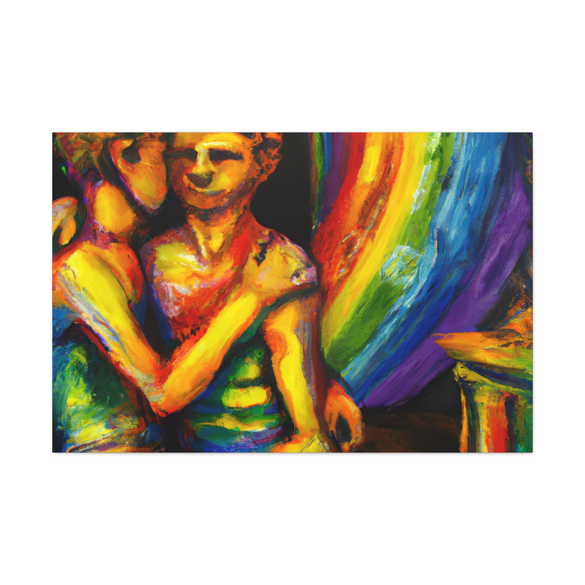 Jett - Gay Love Canvas Art