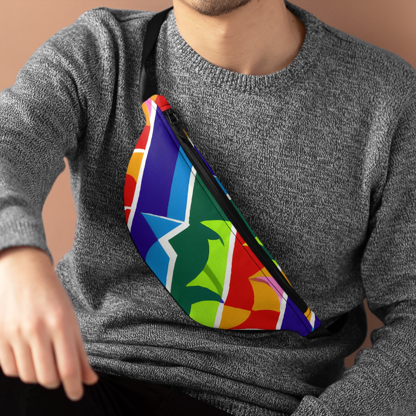 CrimsonVanity - Gay Pride Fanny Pack Belt Bag