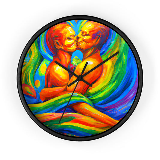 Haze - Gay Love Wall Clock