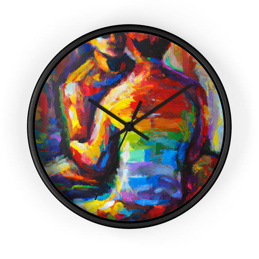 Troy - Gay Love Wall Clock