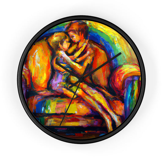 Eddie - Gay Love Wall Clock