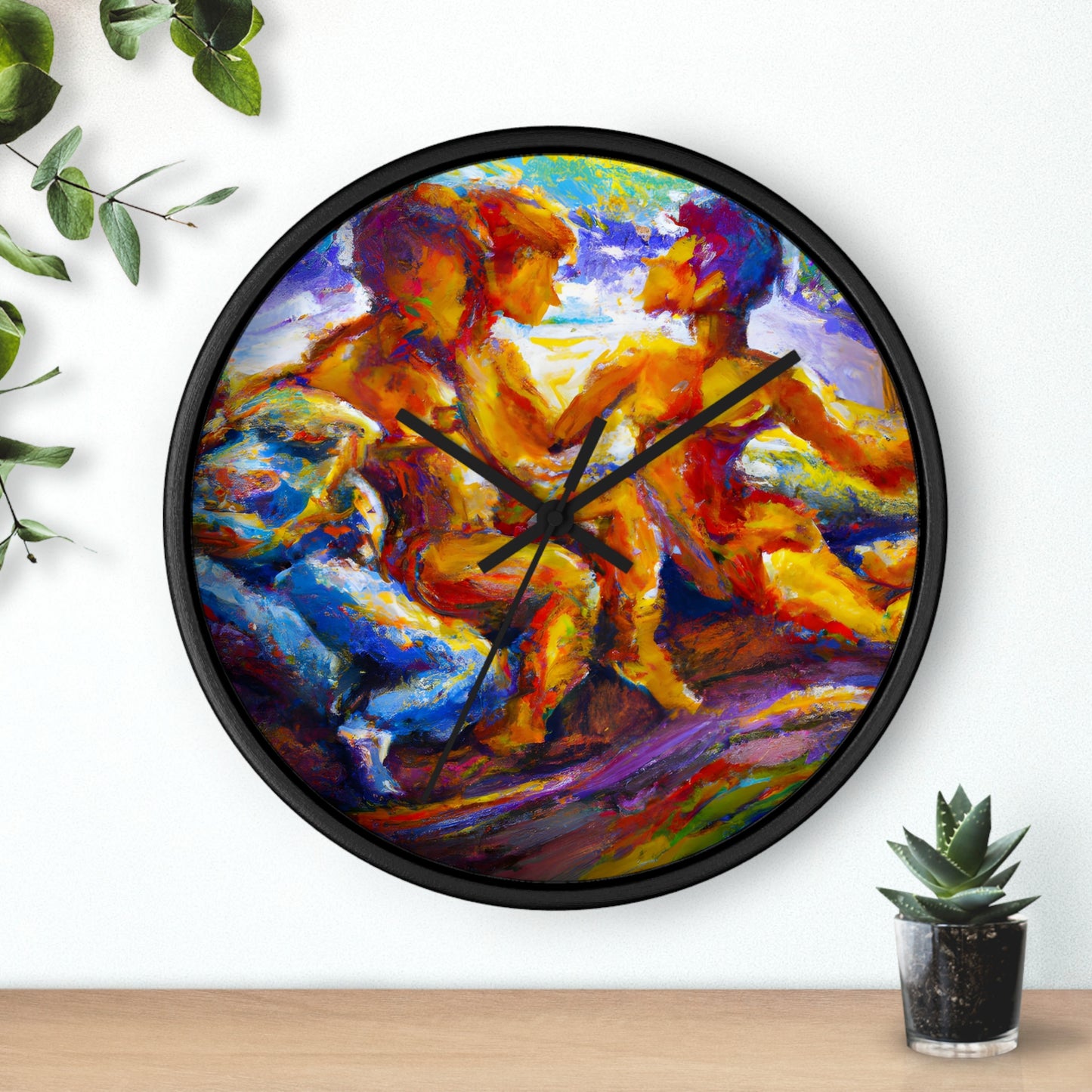 Skye - Gay Love Wall Clock