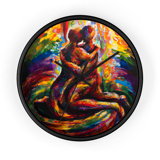 Tyler - Gay Love Wall Clock