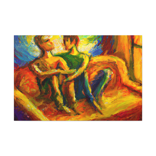 Damien - Gay Love Canvas Art