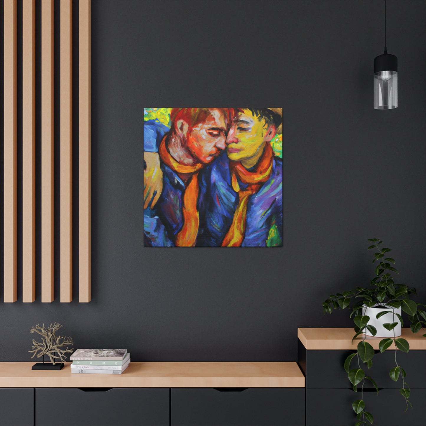 DeweyMasterpiece - Gay Couple Wall Art