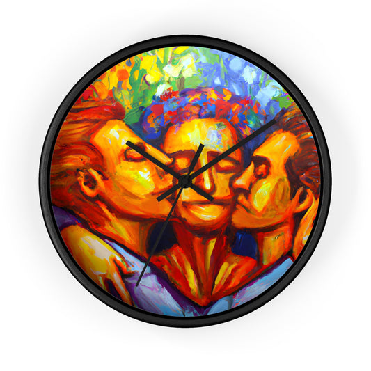 Tyler - Gay Love Wall Clock