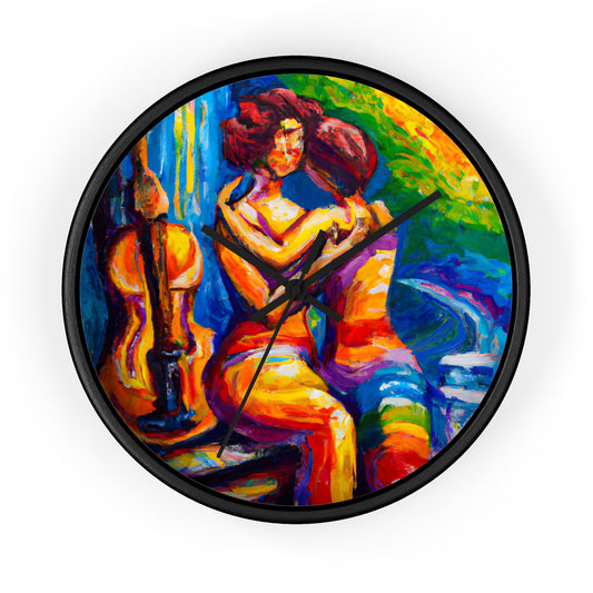 Jackie - Gay Love Wall Clock