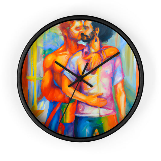 Brock - Gay Love Wall Clock