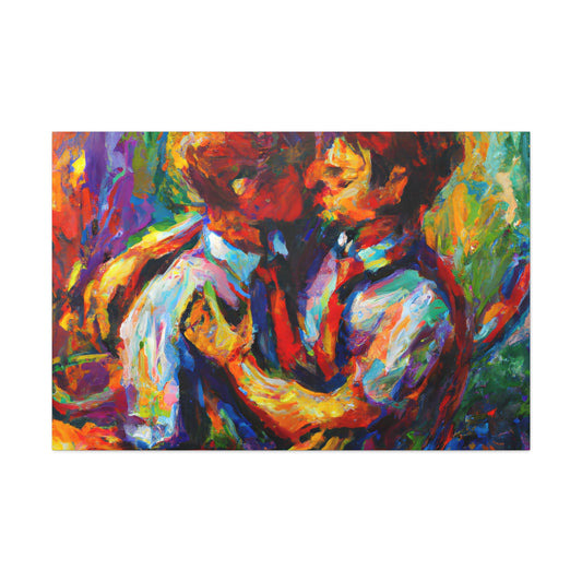 Clayton - Gay Love Canvas Art